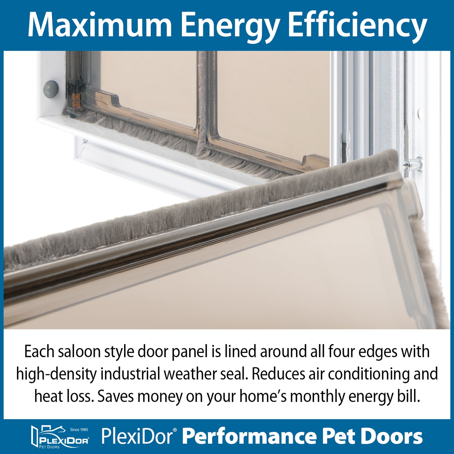 Plexidor - Large Dog Door - Wall Series